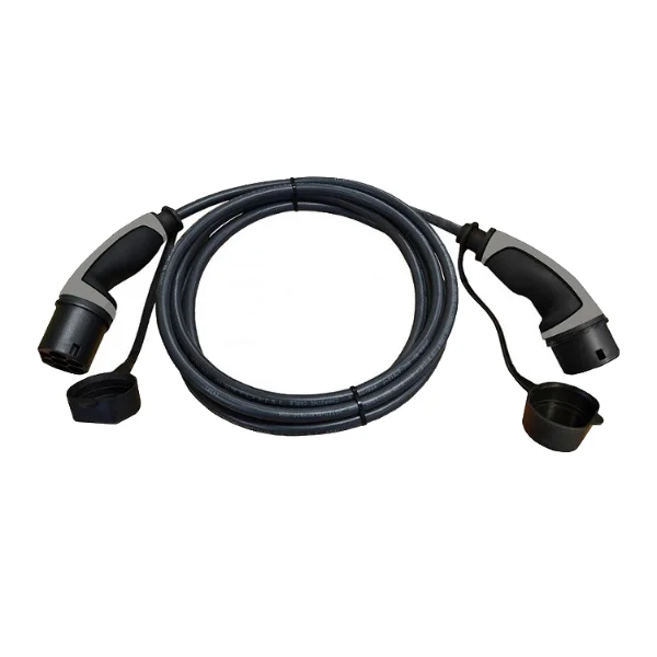 Premium polnilni kabel T2-T2 3x32A 8m – Črn Premium polnilni kabel T2-T2 3x32A 8m – Črn